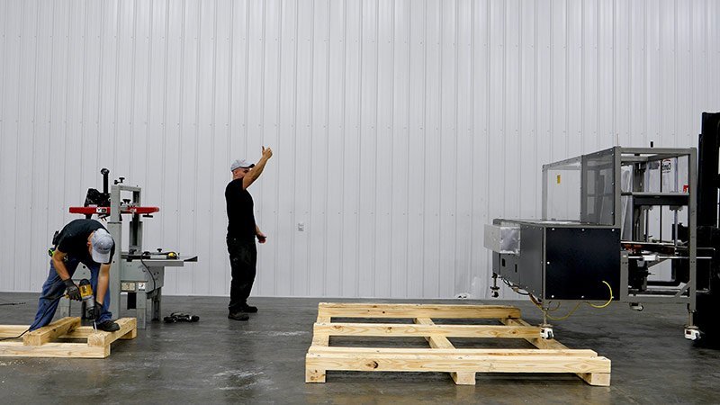 SIGMA-Recovery-Employees-Custom-Skidding-Equipment-in-Storage